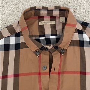 Vintage Burberry button down. 100% authentic .